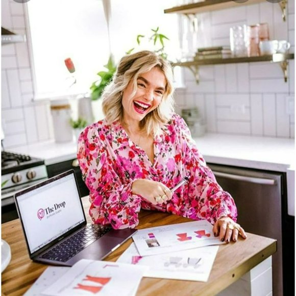 Misa Los Angeles Pink Floral Blouse - Picture 1 of 15